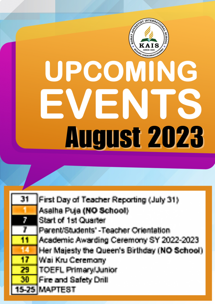 Upcoming events